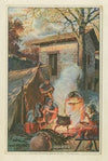Saalburg; Bei der Mahlzet [at mealtime]