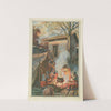Saalburg; Bei der Mahlzet [at mealtime] by Carl Nebel