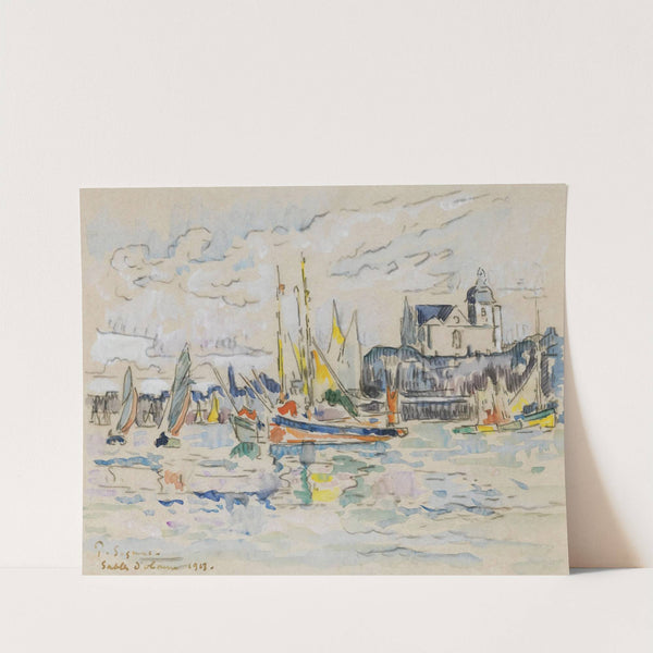 Sables D&#039;olonne, Vue De Port by Paul Signac