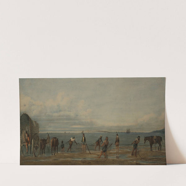 Sacada de la red, Bs.As. (1858) by Prilidiano Pueyrredòn