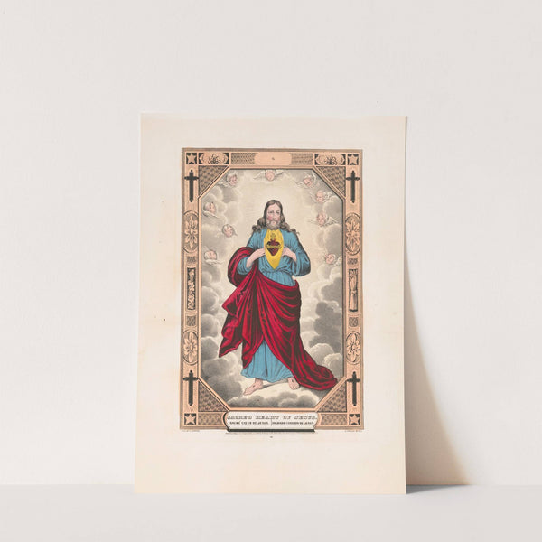 Sacred heart of Jesus (1848) by Currier & Ives.