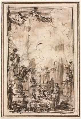 Sacrificial Offering in a Temple (after 1750)