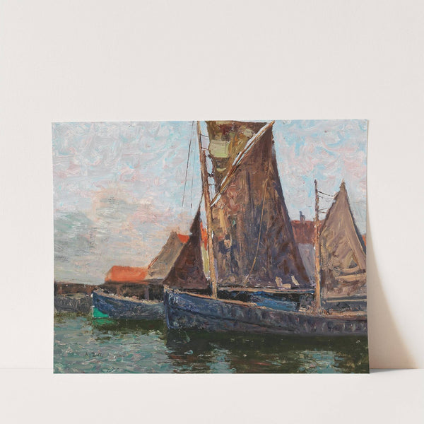 Sail Boats by Alfred Zoff