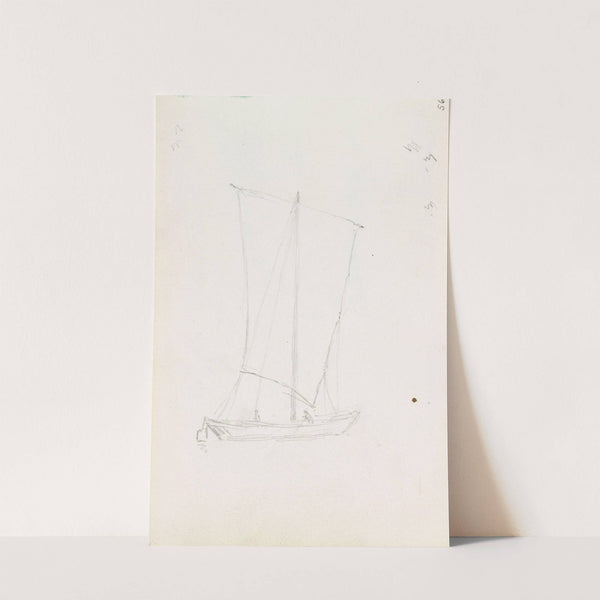 Sailboat by Hans Gude