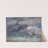 Sailboats near Trouville (ca. 1885–90) by Eugène Boudin