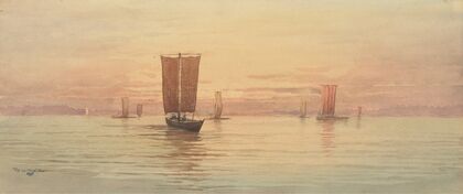 Sailboats on the Nile