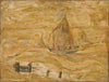Sailing boat on a sea