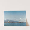 Sailing Boats Before Mount Etna by Michael Zeno Diemer
