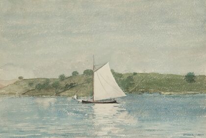 Sailing Calm Water ( 1880)