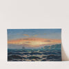 Sailing Ship by the Coast in the Evening Light by Max Jensen