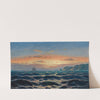 Sailing Ship By The Coast In The Evening Light by Max Jensen