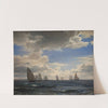 Sailing Ships in the Sound south of Kronborg (1856 - 1857) by Carl Frederik Sørensen