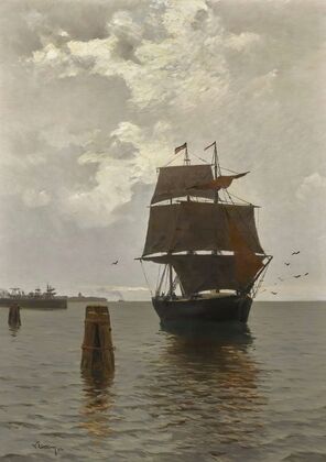 Sailing Ships On The Baltic Sea