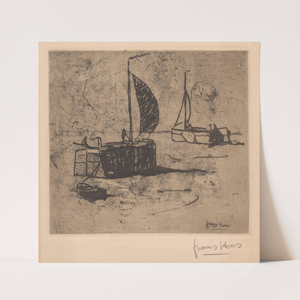 Sailingboats by Frans Hens