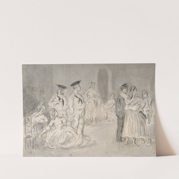 Sailors and Women by Constantin Guys