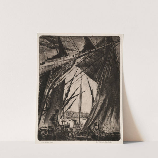 Sails and a Vista by Orville Houghton Peets