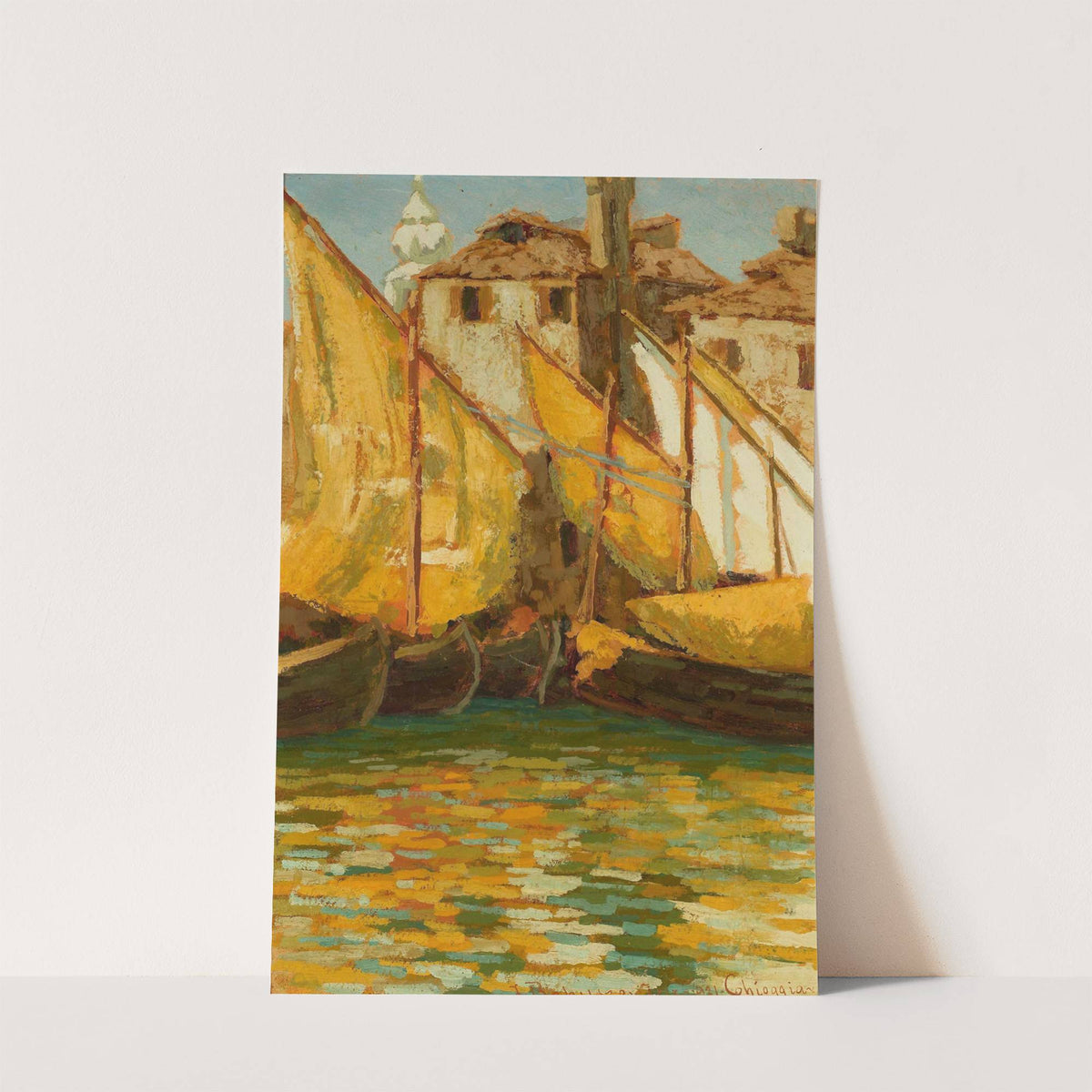 Sails in the sunshine – Chioggia by Jan Bohuszewicz