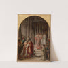 Saint Ambroise interdit l&#8217;entrée du lieu saint à l&#8217;empereur Théodose, coupable du meurtre des habitants d&#8217;Antioche. (1873) by Jules-Eugène Lenepveu