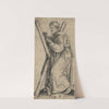 Saint Andrew, from; The Apostles by Martin Schongauer