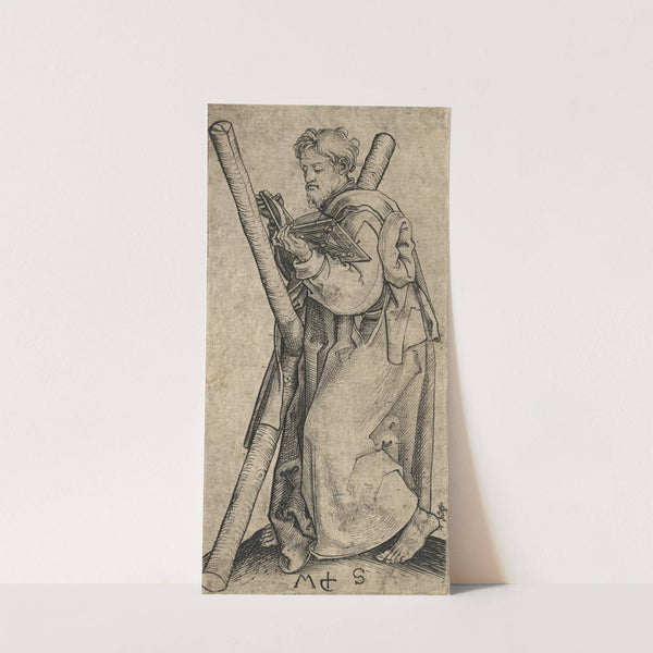 Saint Andrew, from; The Apostles by Martin Schongauer