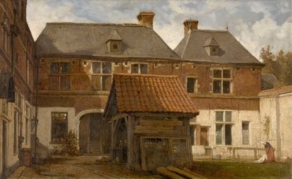 Saint Anna Almshouse in the Otto Veniusstraat Antwerp