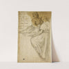 Saint Anne and Standing Woman with Salver by After Andrea del Sarto