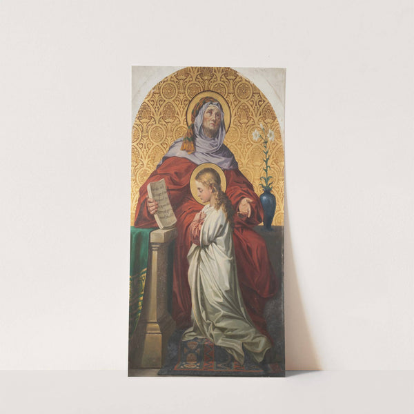 Saint Anne with Mary in prayer by W. GERAEDTS