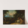 Saint Anthony Visiting Saint Paul of Thebes in the Desert (About 1720-1732) by Francesco de Mura