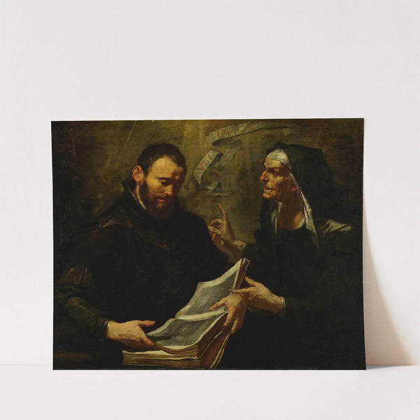Saint Augustine and Saint Monica by Gioacchino Assereto
