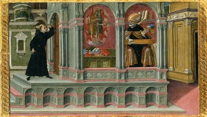 Saint Augustine’s Vision of Saints Jerome and John the Baptist