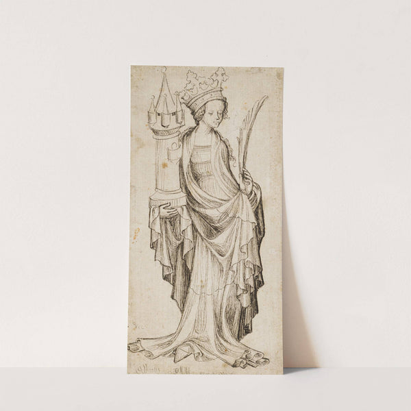 Saint Barbara by Nuremberg Dialect