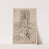 Saint Barbara, Seated Before her Tower (1769) by Cornelis van Noorde