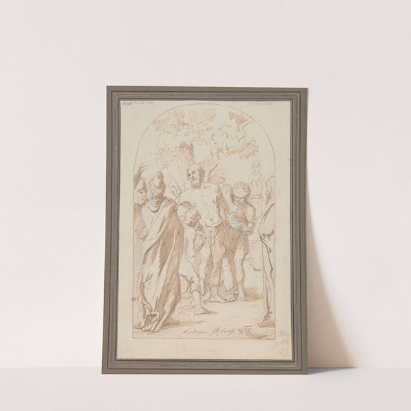 Saint Bartholomew [Martyrdom of Saint Bartholomew] (1857) by Adrian Głębocki