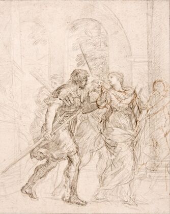 Saint Being Led to Her Martyrdom