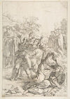 Saint Benedict exorcising a demon (ca. 1637–39)