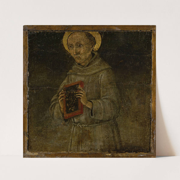 Saint Bernardin of Siena (ca 1485) by Guidoccio Cozzarelli