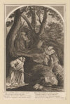 Saint Bruno in prayer in Calabria (1623-1676)