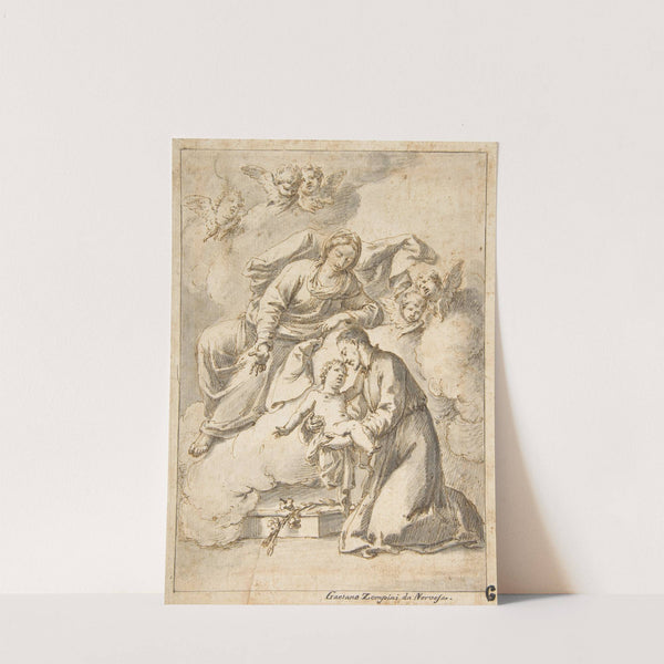 Saint Cajetan of Thiene Holding the Infant Jesus by Gaetano Gherardo Zompini