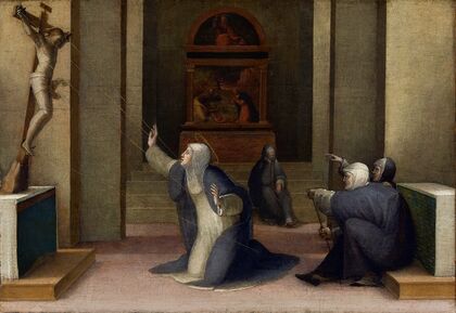 Saint Catherine of Siena Receiving the Stigmata — size preview