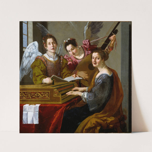 Saint Cecilia by Jacopo Vignali