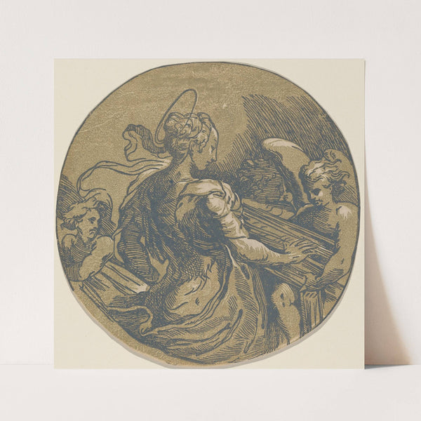 Saint Cecilia by Antonio da Trento