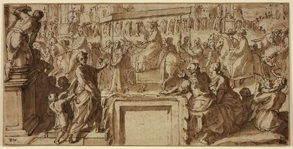 Saint Charles Borromeo Entering the Town of Pavia