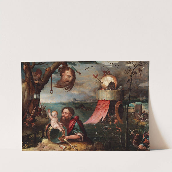 Saint Christopher and the Christ Child (circa 1550) by Jan Mandijn