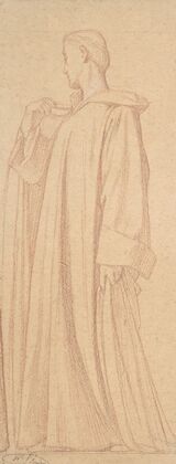 Saint Cloud; Study for the frieze at Saint-Vincent-de-Paul, Paris