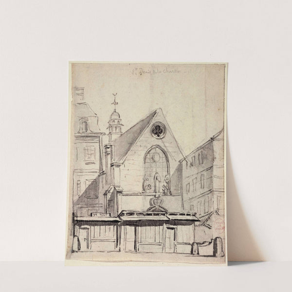 Saint-Denis de la Châtre (1820 - 1830) by Alfred Bonnardot