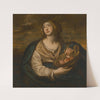 Saint Dorothy With A Basket Of Fruits And Flowers And A Palm by Niccolò de Simone