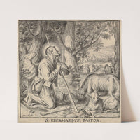 Saint Eberhard of Tüntenhausen as a Shepherd by Jan Sebastiaen Loybos