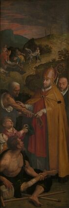 Saint Eligius of Noyon Assists the Lame and Buries the Dead