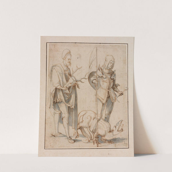 Saint Eustace and Saint George by Hans von Kulmbach