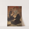 Saint Felix Cantalicio With The Christ Child And God The Father by School Of Madrid